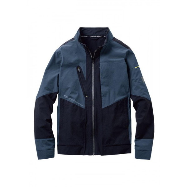 桑和 0328-00 長袖ブルゾン Sサイズ ブルーグレー(21) G.G. 桑和 4,460円