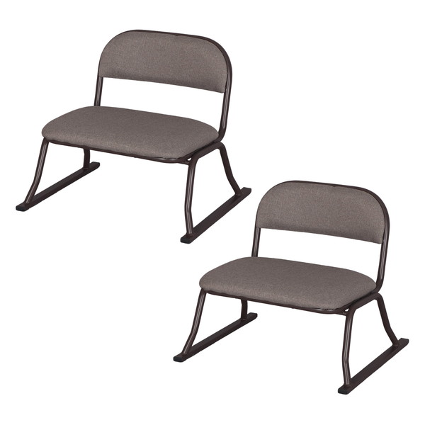 らくらく座椅子&times;2脚セット ERCL-800BR&times;2pcs エイ・アイ・エス ブラウン メーカー直送｜総合通販PREMOA 店