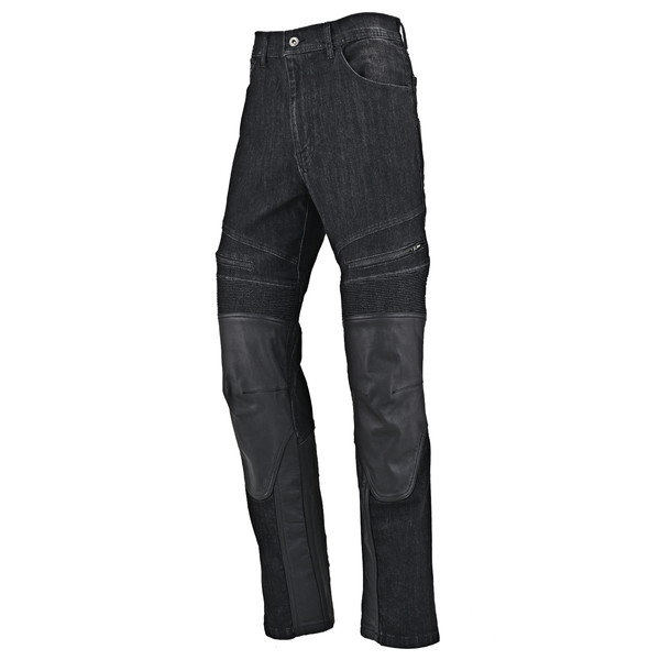 D63311 バイク ライディングパンツ 春夏秋 ストレッチ ジーンズ レザー補強 ヒートガードデニムパンツ DB-011 ブラック Lサイズ デイトナ