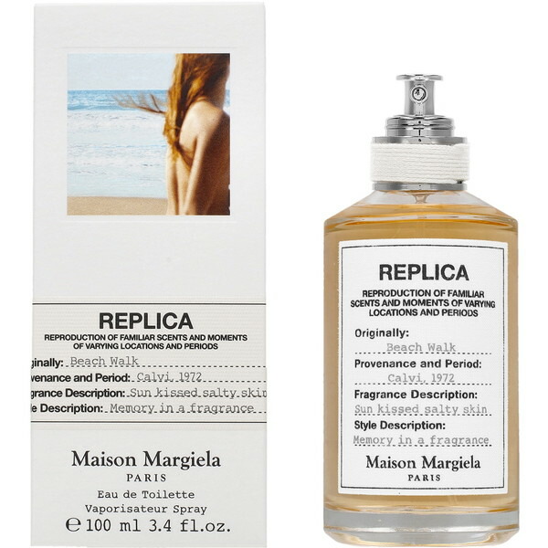 Maison Margiela メゾンマルジェラ 香水 レディース メンズ ユニセックス レプリカ ビーチ ウォーク オードトワレ 100mL MAM-REPLICABEACHWAL-100 フレグランス 誕生日 新生活 クリスマス ギフト プレゼント