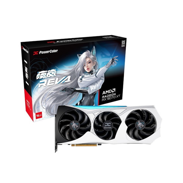 楽天市場】PowerColor RX9070XT 16G-L/OC/REVA Hellhound