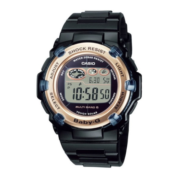 腕時計 時計 CASIO カシオ BABY-G レディース BGR-3003U-1JF ベイビーG ベイビージー ベビーG ベビージー ソーラー充電 ウォッチ ピンク ブラック 黒 誕生日 新生活 クリスマス 母の日 ギフト プレゼント BGR3003U1JF｜総合通販PREMOA 店