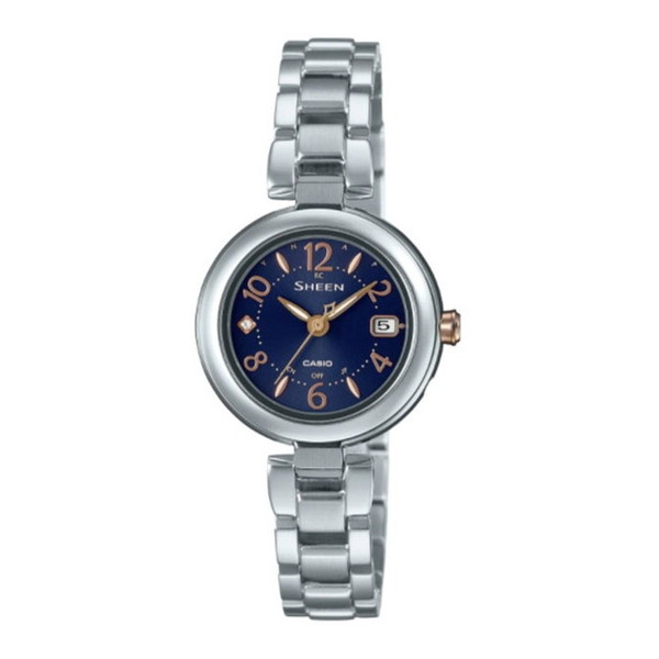 腕時計 時計 CASIO カシオ SHEEN シーン レディース SHW-7100TD-2AJF ソーラー充電 ウォッチ シルバー 誕生日 新生活 クリスマス 母の日 ギフト プレゼント SHW7100TD2AJF｜総合通販PREMOA 店