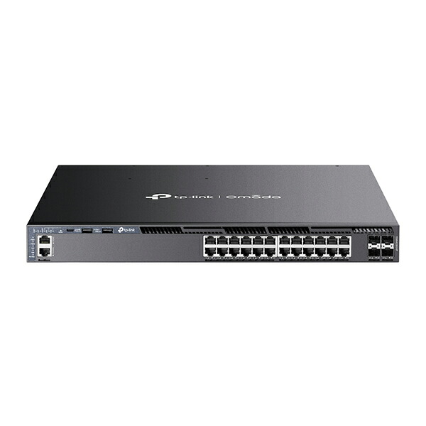 SG6428XHP(UN) TP-LINK Omada [ギガビットPoE+ポート&times;24 / 10Gスロット&times;4 スタッカブルL3マネージスイッチ]｜総合通販PREMOA 店