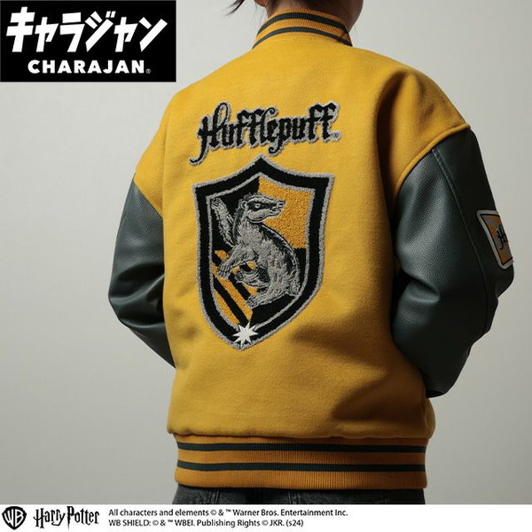 4105099500 ハリー・ポッター ハッフルパフロゴ スタジャン(3L) 丸眞