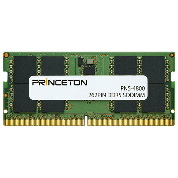 PN5-4800-32G princeton [増設メモリ ノートPC用 32GB DDR5-4800 262Pin SODIMM]【KK9N0D18P】