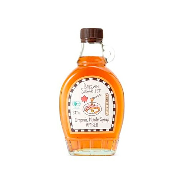 ブラウンシュガー1ST オーガニックメープルシロップ アンバー 237ml× 12 メーカー直送 プレゼント ギフト