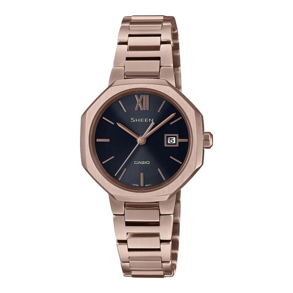 腕時計 時計 CASIO カシオ SHEEN シーン レディース SHS-4529CG-1AJF Solar Sapphire Model ソーラー充電 ウォッチ ゴールド ブラック 黒 誕生日 新生活 クリスマス 母の日 ギフト プレゼント SHS4529CG1AJF｜総合通販PREMOA 店