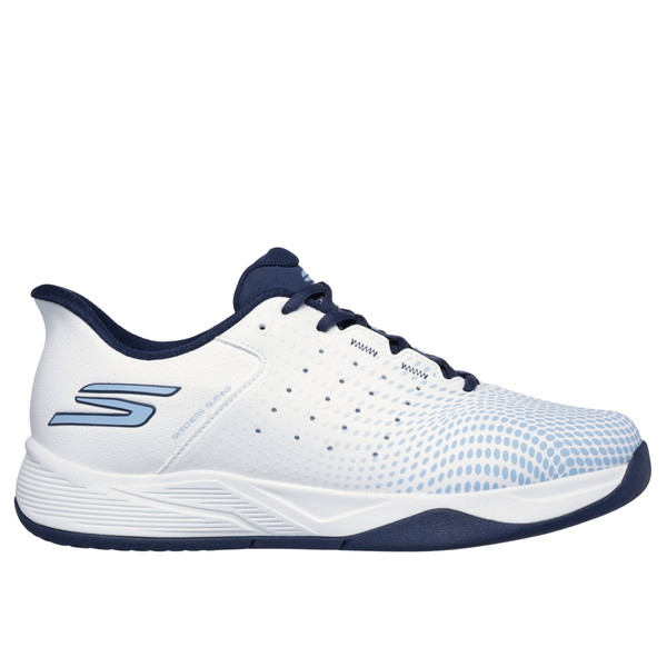 スケッチャーズ SKECHERS VIPER COURT RELOAD WNLB 26.5cm 246101C ホワイト×ネイビー [ピックルボールシューズ(メンズ)]