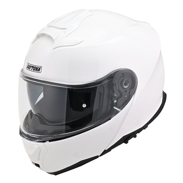D61136 バイク ヘルメット システム SG規格 高強度ABS フリップアップ ピンロックシート付属 インナーバイザー / スピーカーホール装備 DN-010BT ホワイト Sサイズ(55-56cm) デイトナ｜総合通販PREMOA 店 14,777円