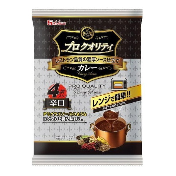 ハウス食品 ハウス プロクオリティカレー 辛口 4袋入 680g ×6 メーカー直送 プレゼント ギフト
