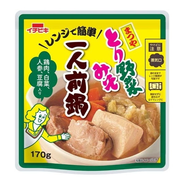 イチビキ とり野菜みそ 一人前鍋 170g ×10 メーカー直送 プレゼント ギフト