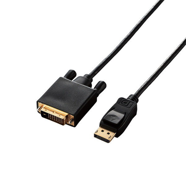 ELECOM CAC-DPDVI20BK [DisplayPort用DVI変換ケーブル] メーカー直送