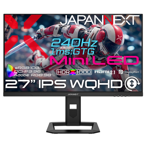 JN-IPSM27G240Q-HSP JAPANNEXT [27インチ 液晶ディスプレイ]｜総合通販PREMOA 店