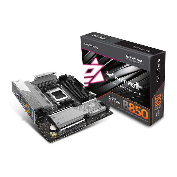 N-B850M/52123-01-40G SAPPHIRE ブラック [マザーボード]【KK9N0D18P】