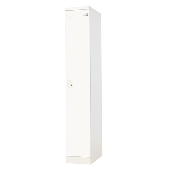 【法人限定】 EA-S1D-W-WH Netforce ホワイト [1人用スリムロッカー ダイヤル錠 (W300)] メーカー直送