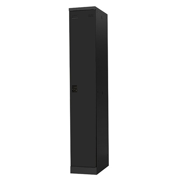 【法人限定】 EA-S1D-W-BK Netforce ブラック [1人用スリムロッカー ダイヤル錠 (W300)] メーカー直送