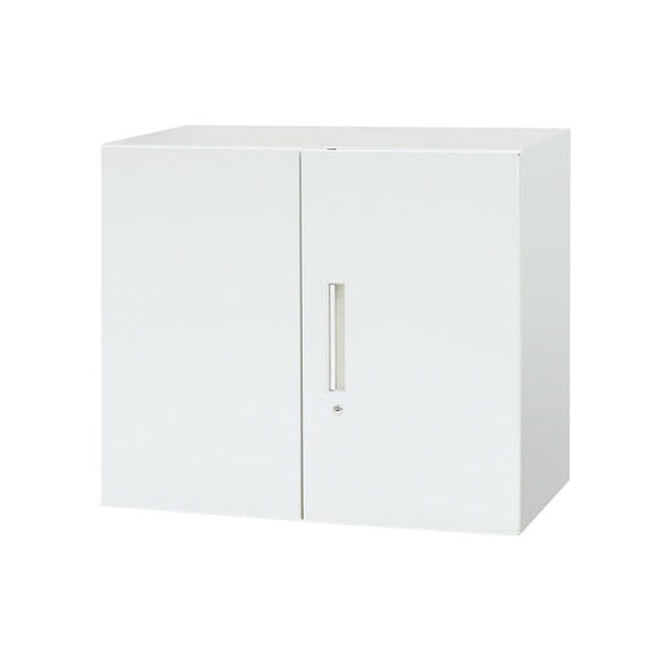 【法人限定】 EA-8840-2R-W-WH Netforce ホワイト イーセンブリー [両開き書庫 2段 (幅880&times;奥行400&times;高さ750mm)] メーカー直送｜総合通販PREMOA 店