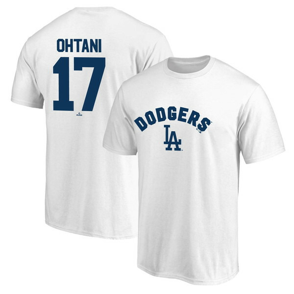 MLB ファナティックス MJA-ML25AS0004-WHITE ロサンゼルス ドジャース 大谷翔平 ネーム&ナンバー Tシャツ XLサイズ fanatics ホワイト