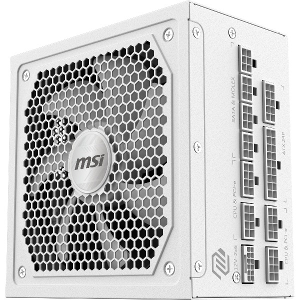 MAG A1000GL PCIE5 WHITE MSI ホワイト [電源ユニット]【KK9N0D18P】