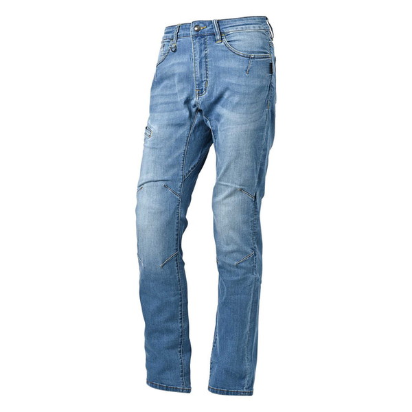 LIGHT CORDURA DENIM ストレート ライトブルー 2XL RDB2007 RIDEZ [バイク ストレッチ デニム]