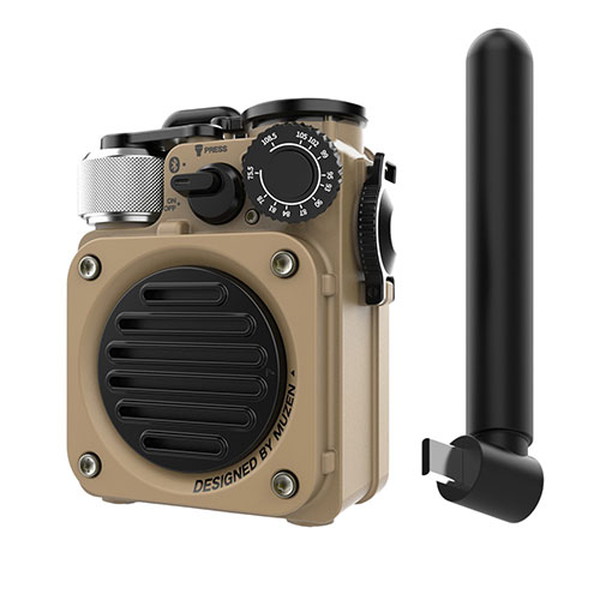 MW-PVXI3Y MUZEN デザートイエロー Wild Mini 第3世代 [ポータブルスピーカー (Bluetooth対応/防水)] 11,081円