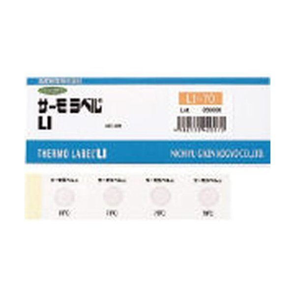 LI-85 日油技研工業 [サーモラベル1点表示屋外対応型 不可逆性 85度] メーカー直送
