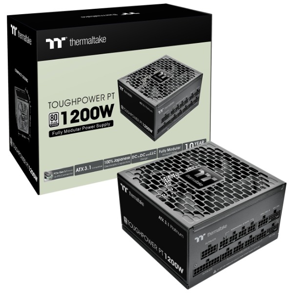 PS-TPP-1200FNFAPJ-1 Thermaltake TOUGHPOWER PT/1200W ATX3.1 PLATINUM [電源ユニット (1200W)]｜総合通販PREMOA 店