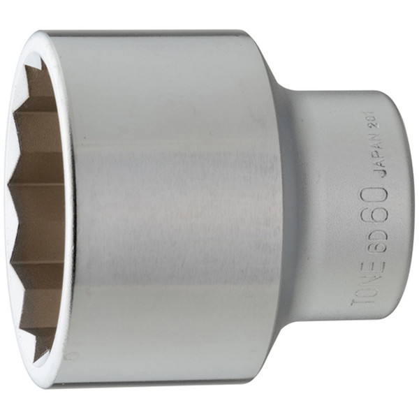 6D-60 TONE [ソケット (12角 対辺寸法60mm 全長81mm)] メーカー直送