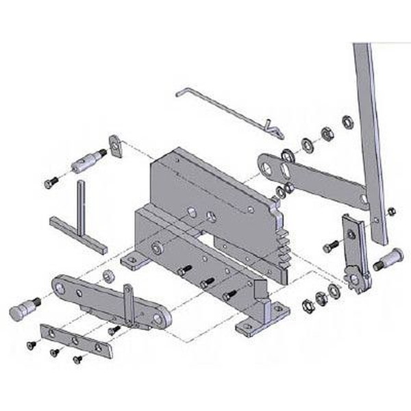 P4029 TRUSCO [板金用切断機レバーシャP-4用部品 NO.29ハンドルレバー] メーカー直送