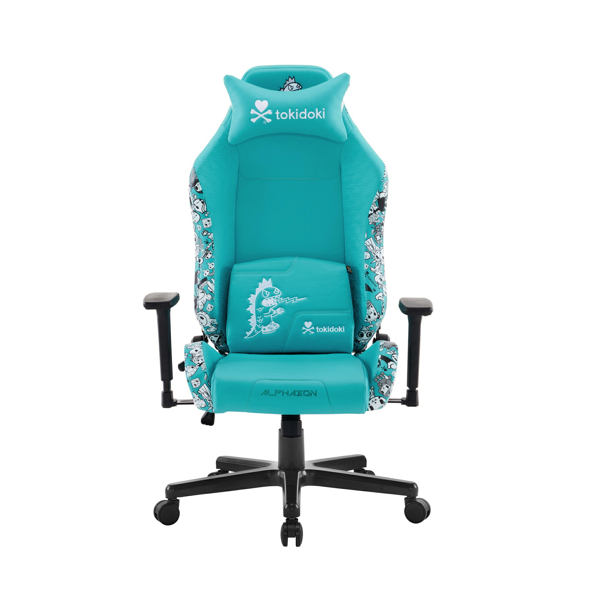 AE-TK-Kaiju-C FusionInnovation シアン tokidoki Kaiju Gaming Chair [ゲーミングチェア]｜総合通販PREMOA 店