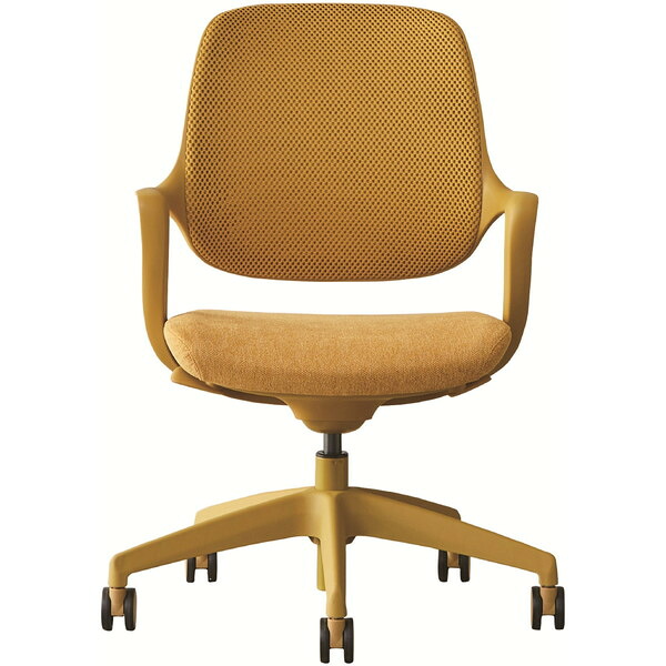 ケイラ MT/MT 480274 関家具 マスタード [オフィスチェア] メーカー直送