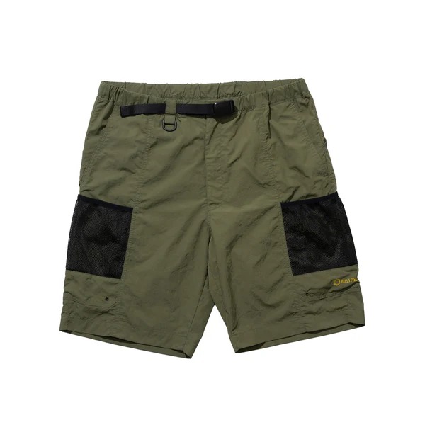 ヒルズフィールド HF-SHT-RENkhal RECYCLED NYLON ORIGINAL SHORTS カーキ L HILLS FIELD ナイロンショーツ|総合通販PREMOA 店