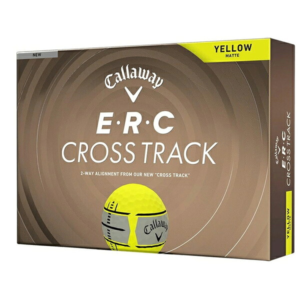 ERC CROSS TRACK ボール 2026年モデル イエローマット ダース キャロウェイ 【日本正規品】