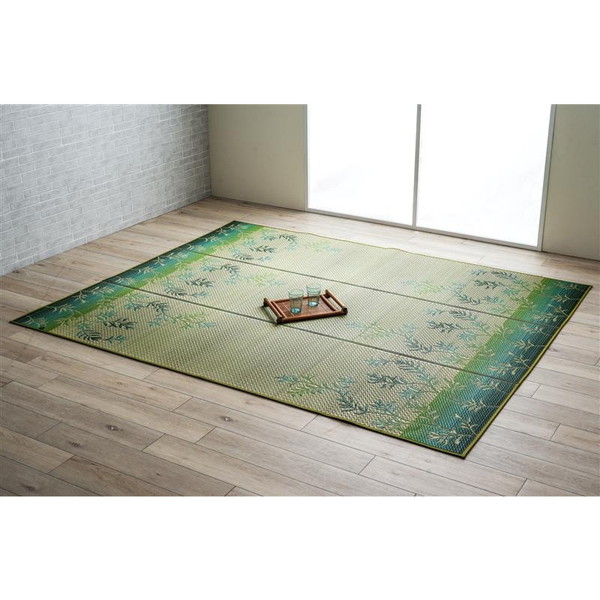 1052200126204 敷物 ラグ(い草) DXラテール GN 210×250cm イケヒコ・コーポレーション メーカー直送
