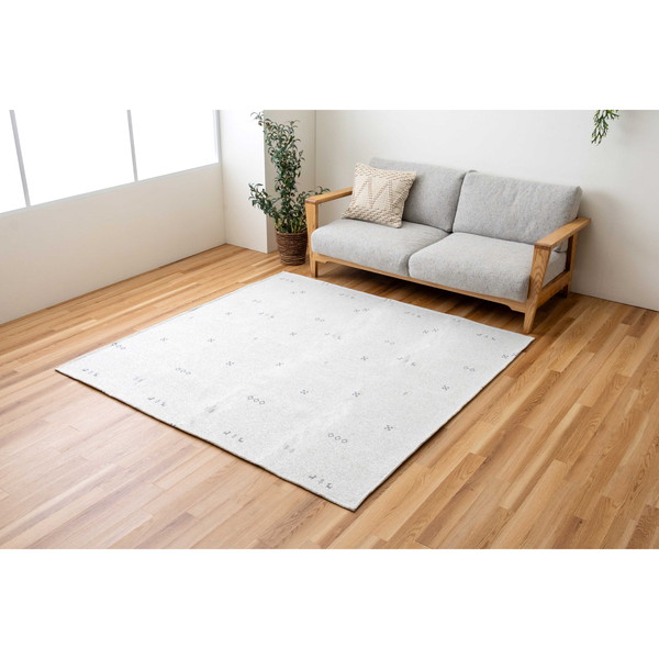 1296820024902 敷物 ラグ(ボンディングラグ) ポートリー BE 180×180cm イケヒコ・コーポレーション メーカー直送