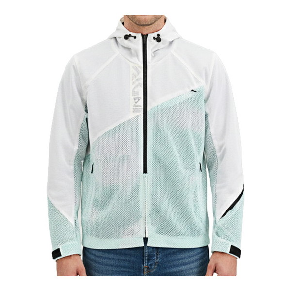 DJ030ワイドメッシュパーカーMTBL/2XL 64872 デイトナ ミントブルー [バイク ジャケット (夏 メッシュ CE規格 ソフトプロテクター付属)]｜総合通販PREMOA 店