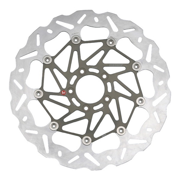 BRAKING WK042R 65541 BRAKING [M2サイクロン など フロント右側専用 WK042R バイク ディスクローター]