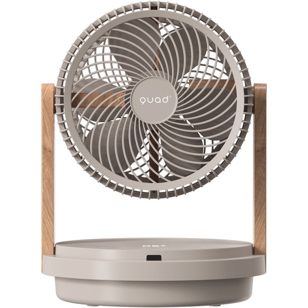QS507GW QUADS グレージュウッド DUOAIR DC(デュオエアDC) ツインブレード3D [サーキュレーター DCモーター搭載]｜総合通販PREMOA 店