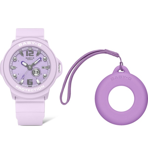 腕時計 時計 CASIO カシオ BABY-G レディース BGA-15K-6AJR ベイビーG ベイビージー ベビーG ベビージー＋PLUS クォーツ ウォッチ パープル 誕生日 新生活 クリスマス 母の日 ギフト プレゼント BGA15K6AJR｜総合通販PREMOA 店
