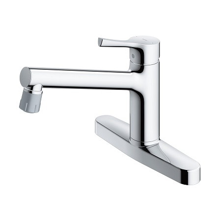 TOTO TKS05313J GGシリーズ [キッチン水栓金具/台付シングル混合水栓（エコシングル、吐水切替、共用）]