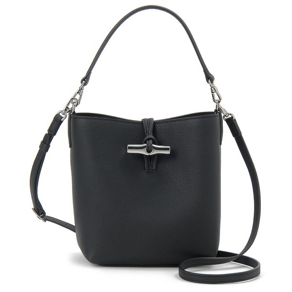 LONGCHAMP ロンシャン ハンドバッグ ショルダーバッグ ノワール ブラック 黒 レディース ル ロゾ XSサイズ 10314 HFP 001 LE ROSEAU XS NOIR シンプル ブランド 通勤 通学 おしゃれ 誕生日 新生活 クリスマス ギフト プレゼント 【並行輸入品】|総合通販PREMOA 店