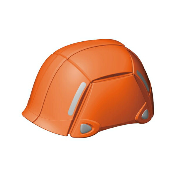 トーヨーセフティー No.100 オレンジ 折りたたみヘルメットブルーム