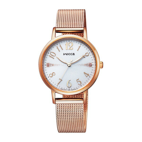 腕時計 時計 CITIZEN シチズン wicca ウィッカ KP5-166-13 ソーラーテック腕時計 レディース ウォッチ 誕生日 新生活 母の日 クリスマス プレゼント ギフト KP516613
