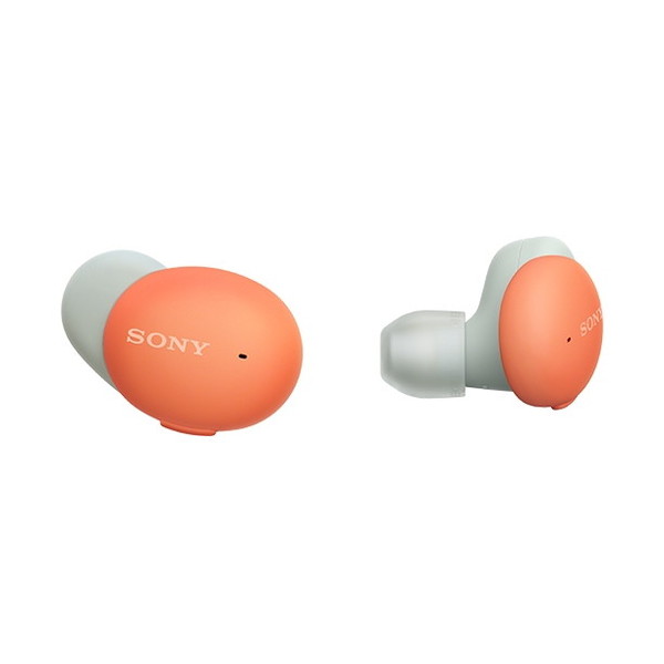 いい音が 毎日を彩る 完全ワイヤレスに かわいい オーディオ ハイレゾ級高音質 ソニー Sony Bluetooth ワイヤレスイヤホン Wf H800 Dm オレンジ ハイレゾ級 高音質 完全独立型 左右分離型 おしゃれ コンパクト 軽量 かわいい 両耳 片耳 ロングバッテリー マイク対応