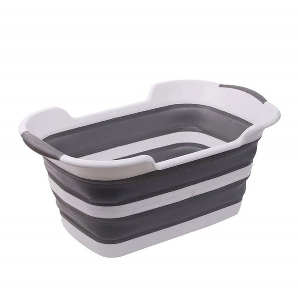楽天市場 Sis ソフトタブワイド ソフトタブ Siszd009 Wh Ry ホワイト グレー 沐浴 出産祝い ベビーバス 赤ちゃん ペットバス 洗濯かご 猫 犬 折りたたみ つけ置き バケツ アウトドア 足湯 収納 シンプル おしゃれ 総合通販premoa 楽天市場店