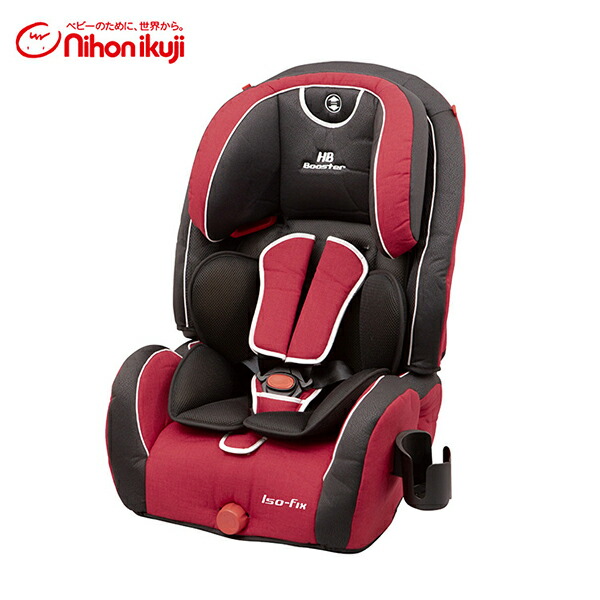 肌触りがいい ハイバックブースターec Fixレッドデニム チャイルドシート 1歳から12歳頃まで 保証期間 1年 w 高い品質 Formebikes Co Uk