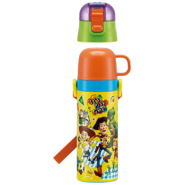 楽天市場 スケーター 子供用 2way ステンレス 水筒 コップ付き トイ ストーリー ディズニー 430ml Skdc4 総合通販premoa 楽天市場店