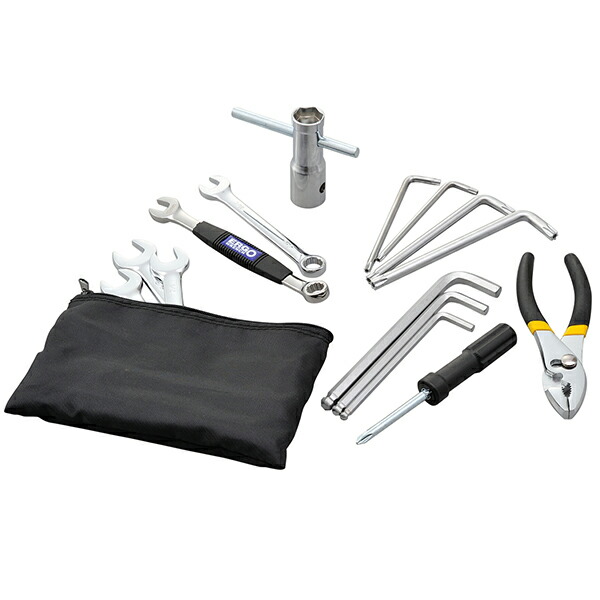 楽天市場】☆ ハーレー 車載工具 15ピース インチ 収納袋付き 工具