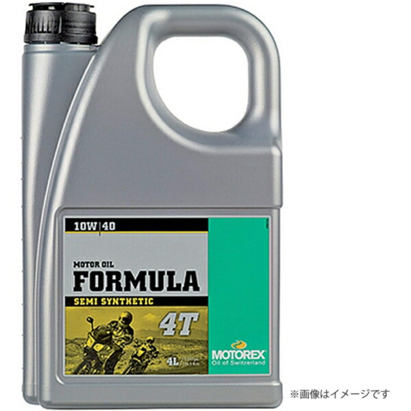 デイトナ D97805 MOTOREX(モトレックス) FORMULA 4T(15W-50) 4L バイク用 4サイクルオイル 部分合成油|総合通販PREMOA 店